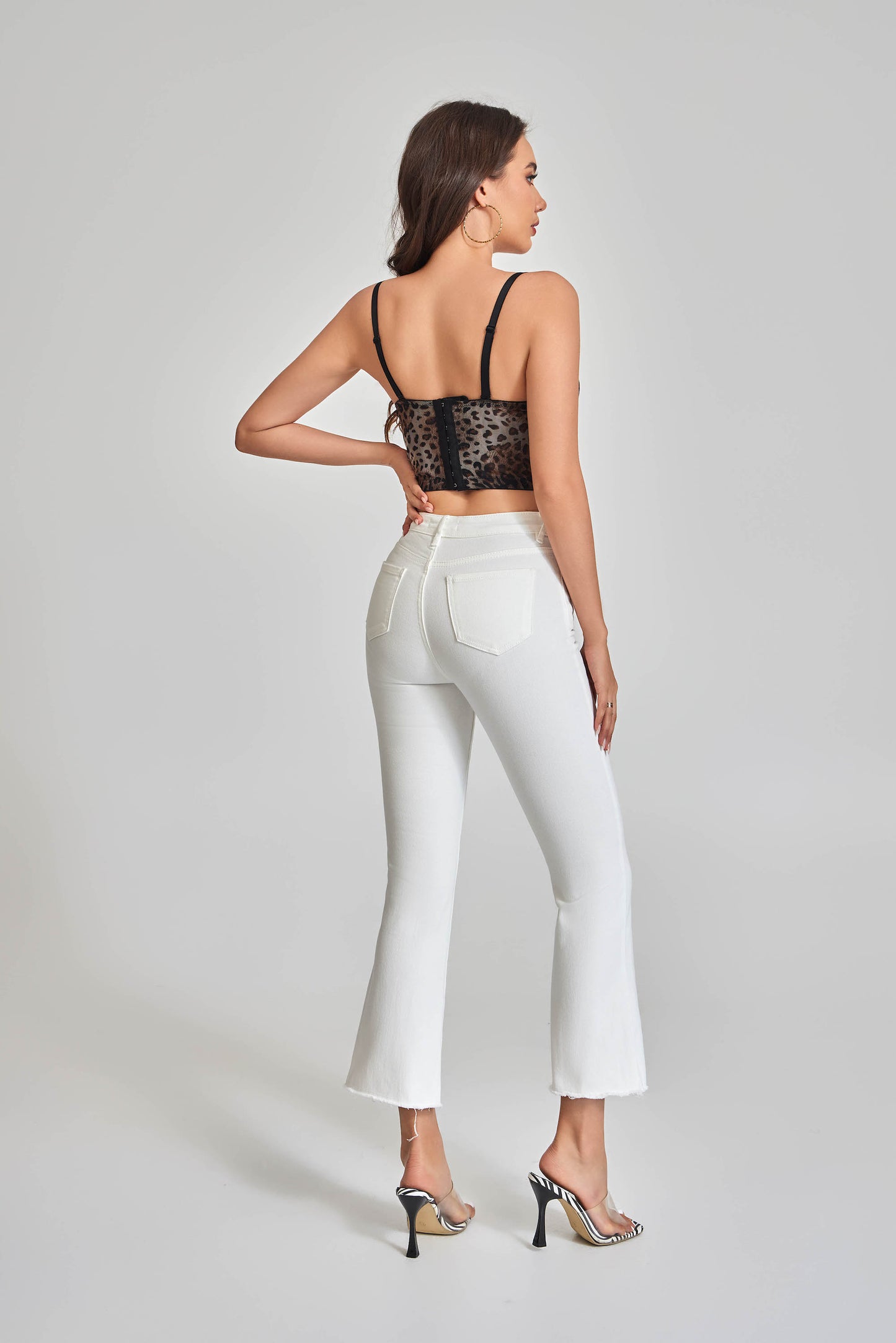CROPPED FLARE JEANS