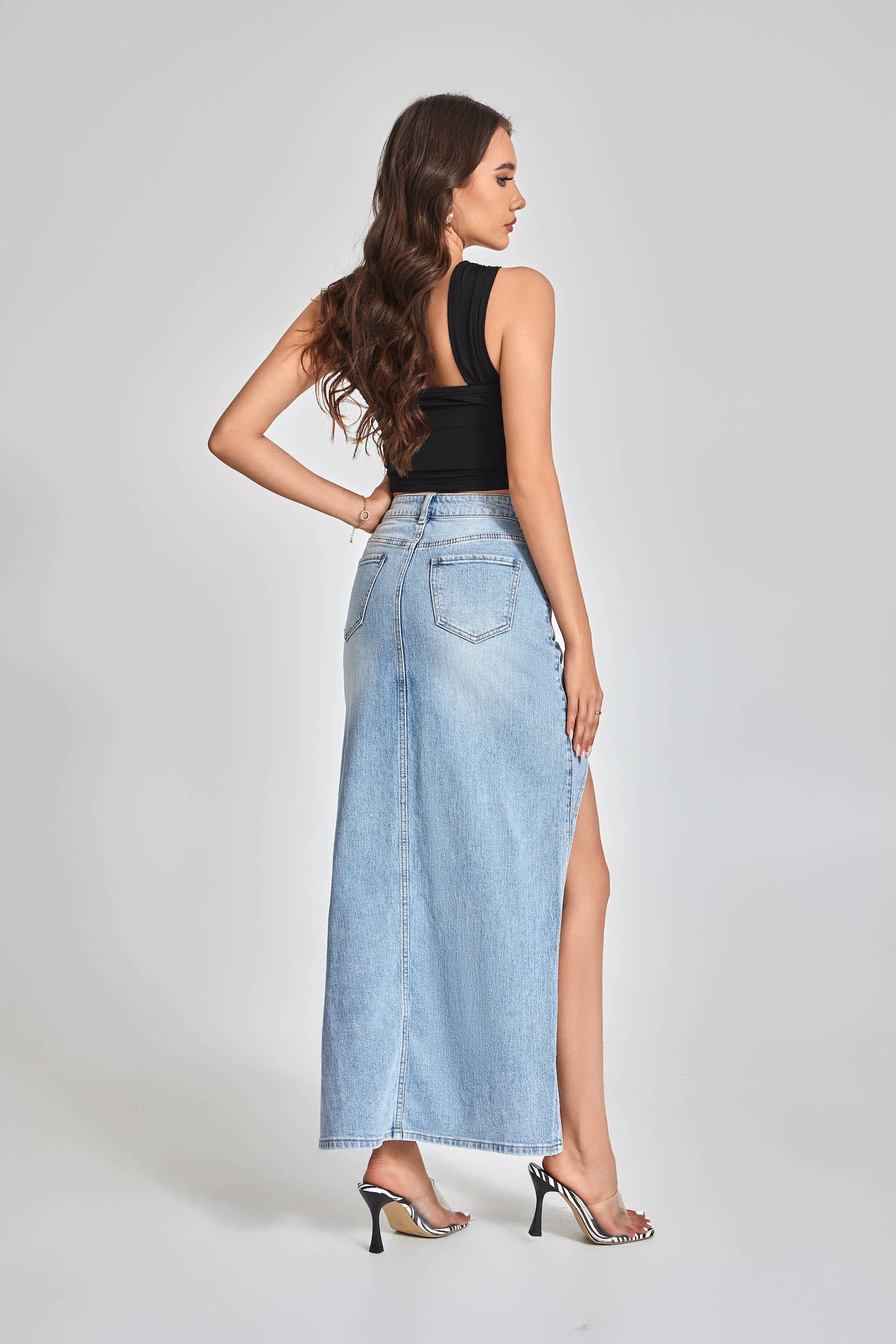 GONNA JEANS ASSIMETRICA