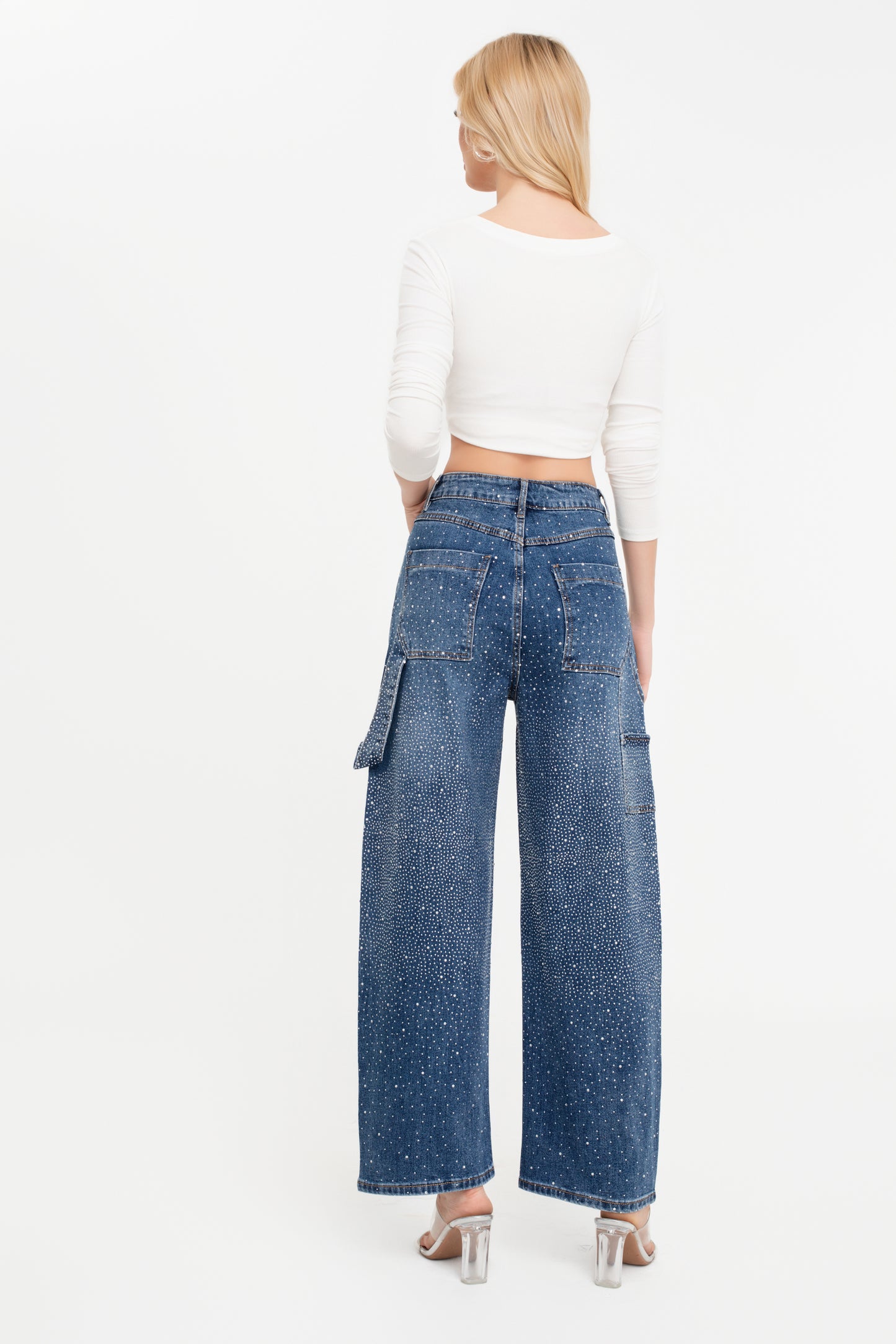 Jeans balloon carpenter brillantini