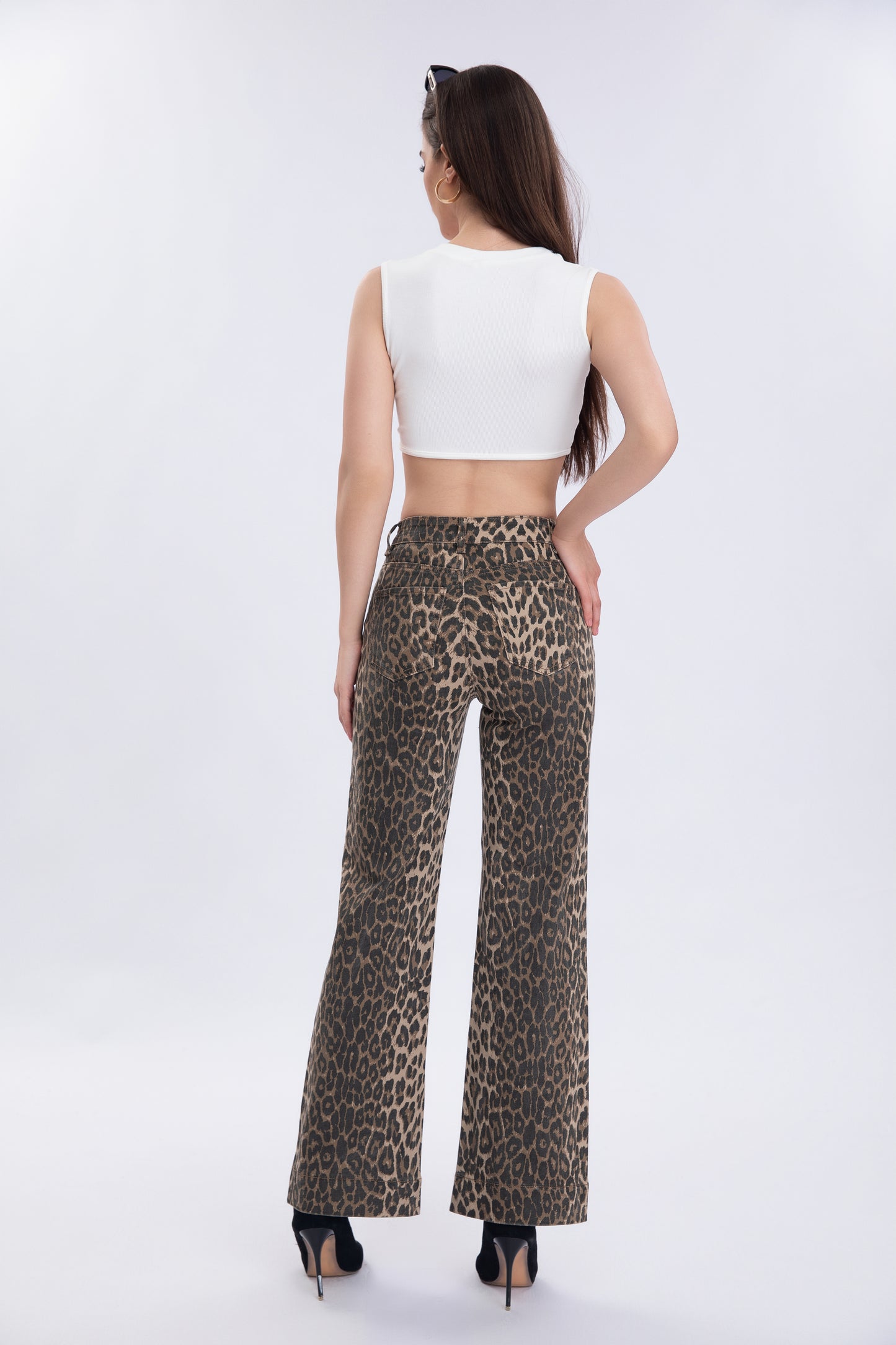 Jeans leopardato