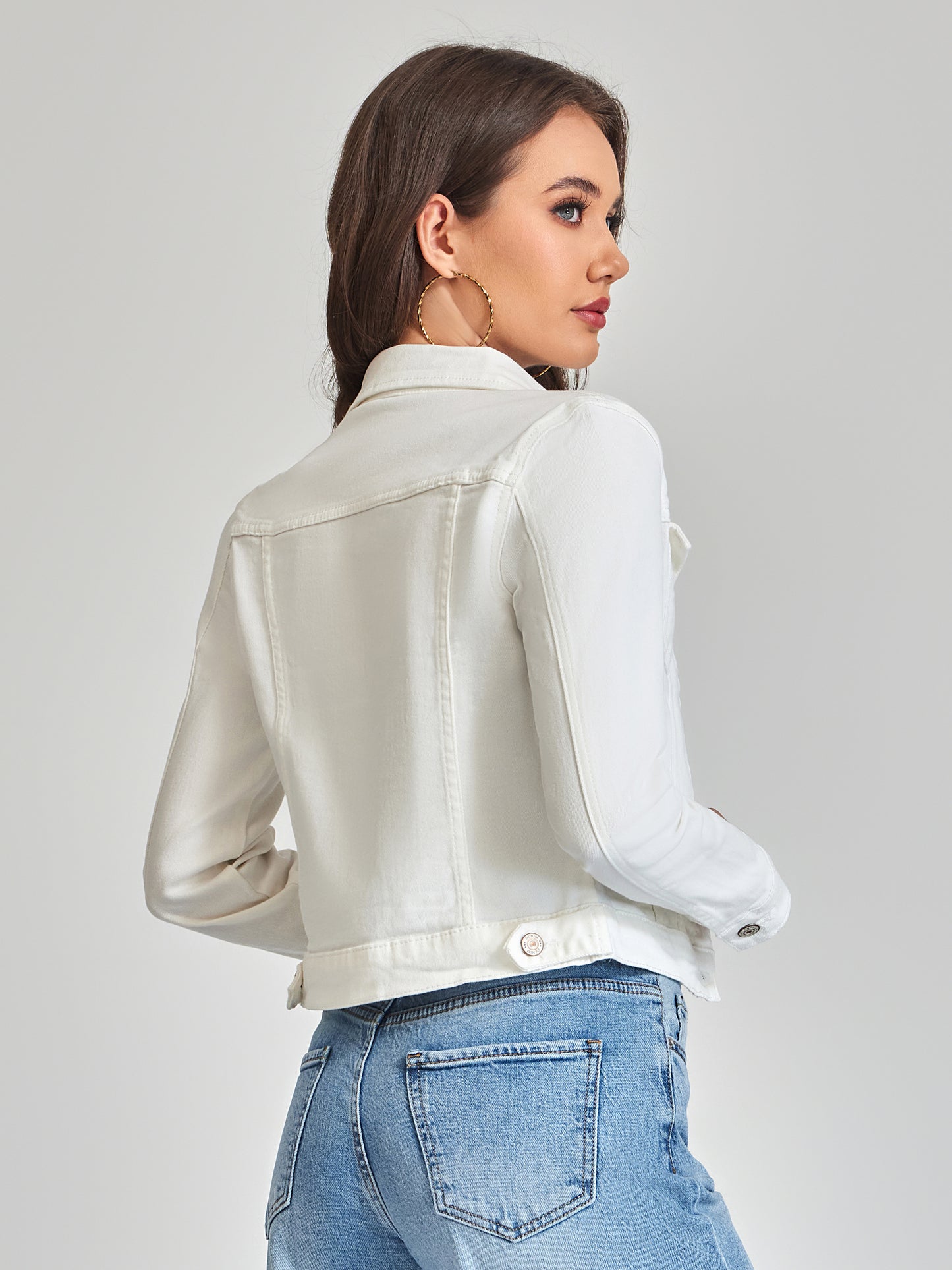 GIACCA DI JEANS CON TASCHE