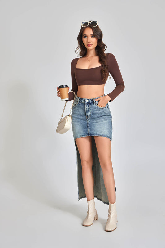 GONNA JEANS ASSIMETRICA