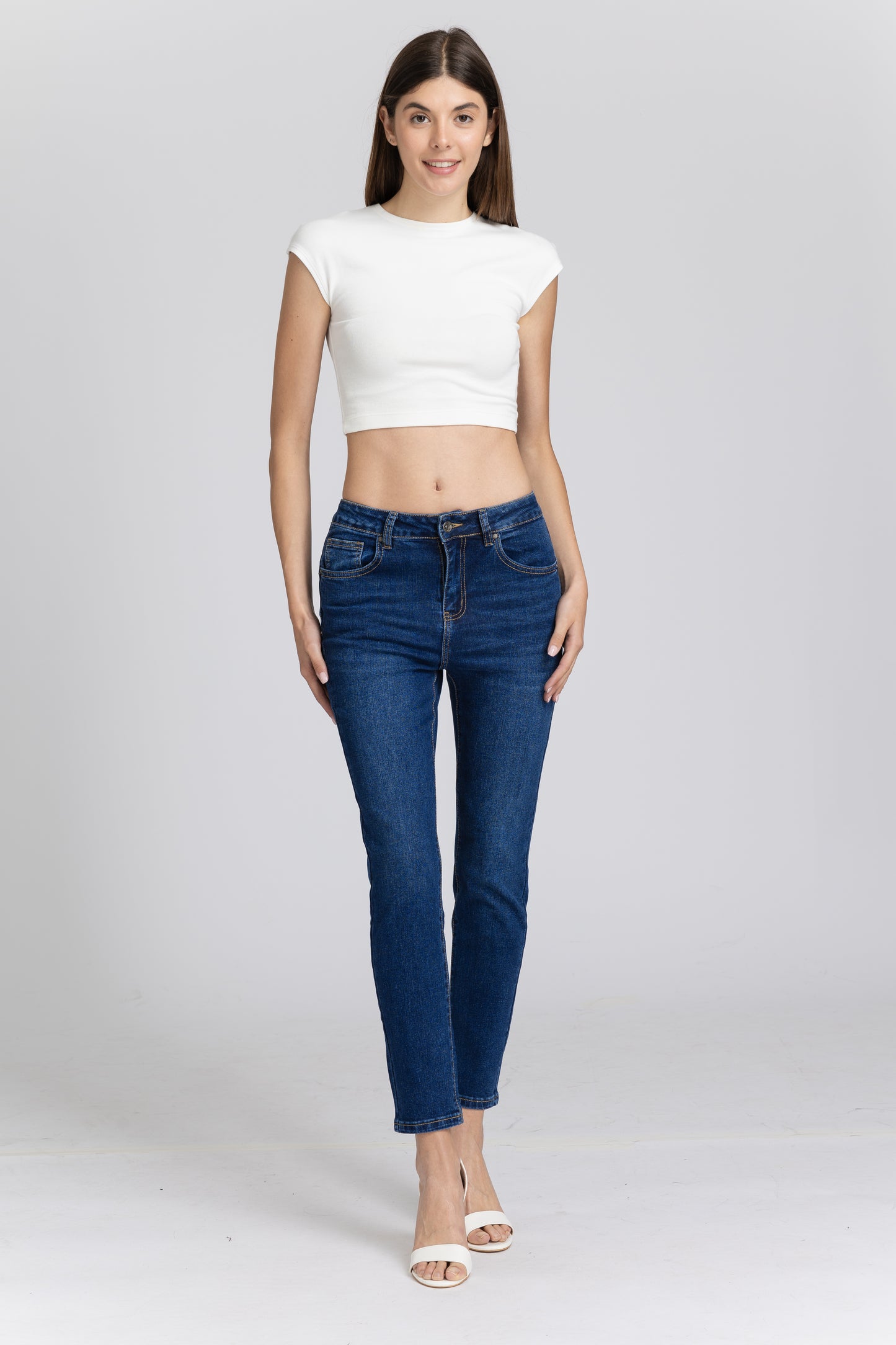 Jeans skinny cucitura