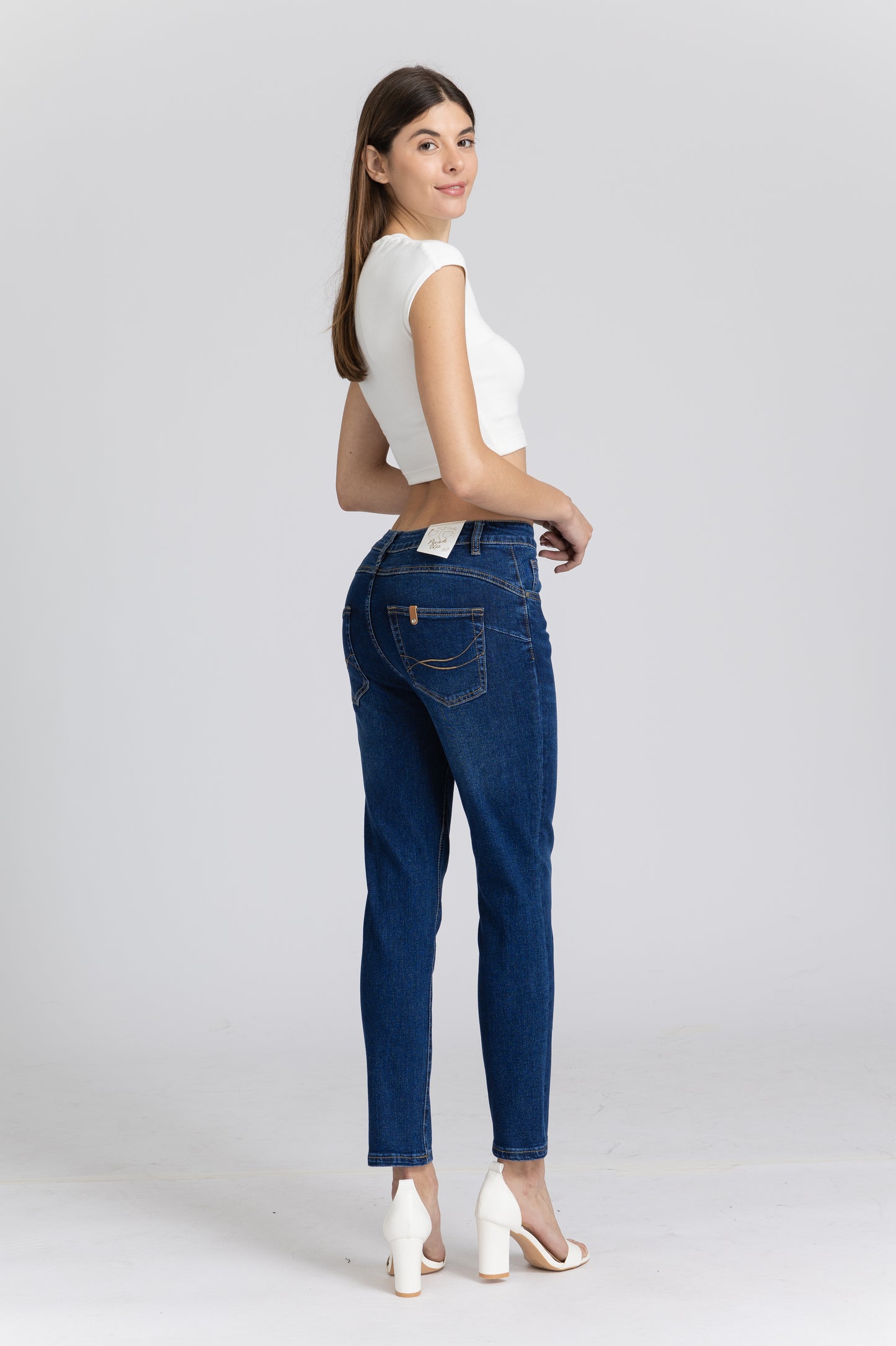 Jeans skinny cucitura